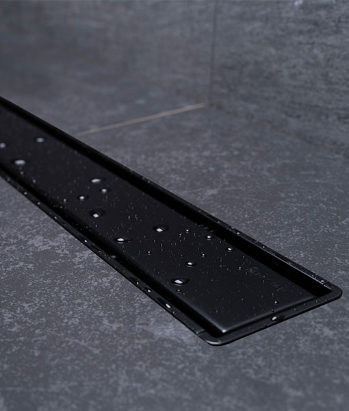 Primo Compact Line Matte black zuhanyfolyóka