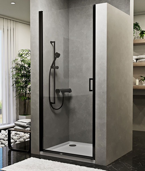 VEGA Black zuhanyajtó