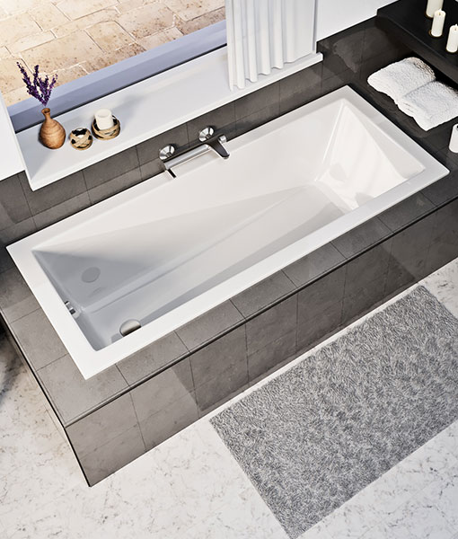 Wave slim egyenes kád
