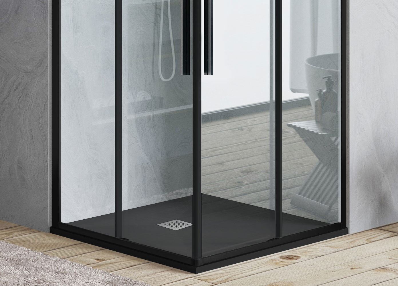 nilla-black-szogletes-zuhanytalca-black-ss-dico-gray-sc-4