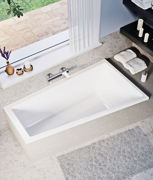 Nede aszimmetrikus kád