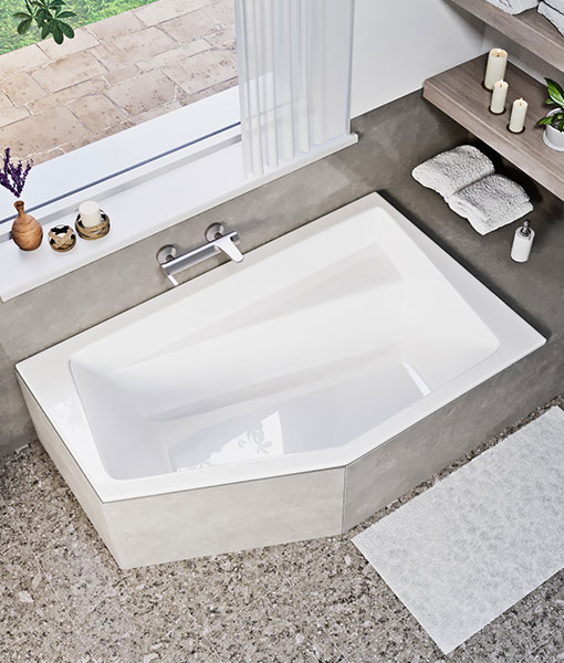 Vesper slim aszimmetrikus kád