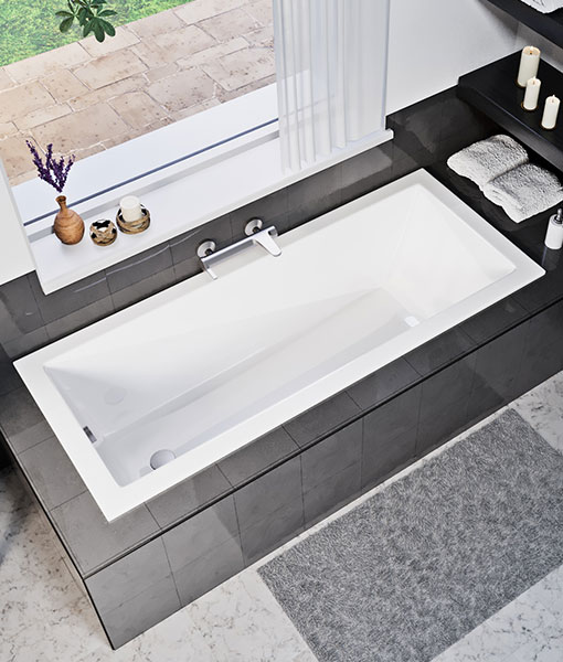 Wave slim egyenes kád